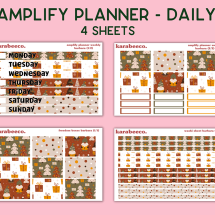 Amplify Planner Stickers | Weekly Kit | Barbara