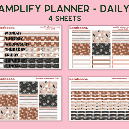 Amplify Planner Stickers | Weekly Kit | Marie