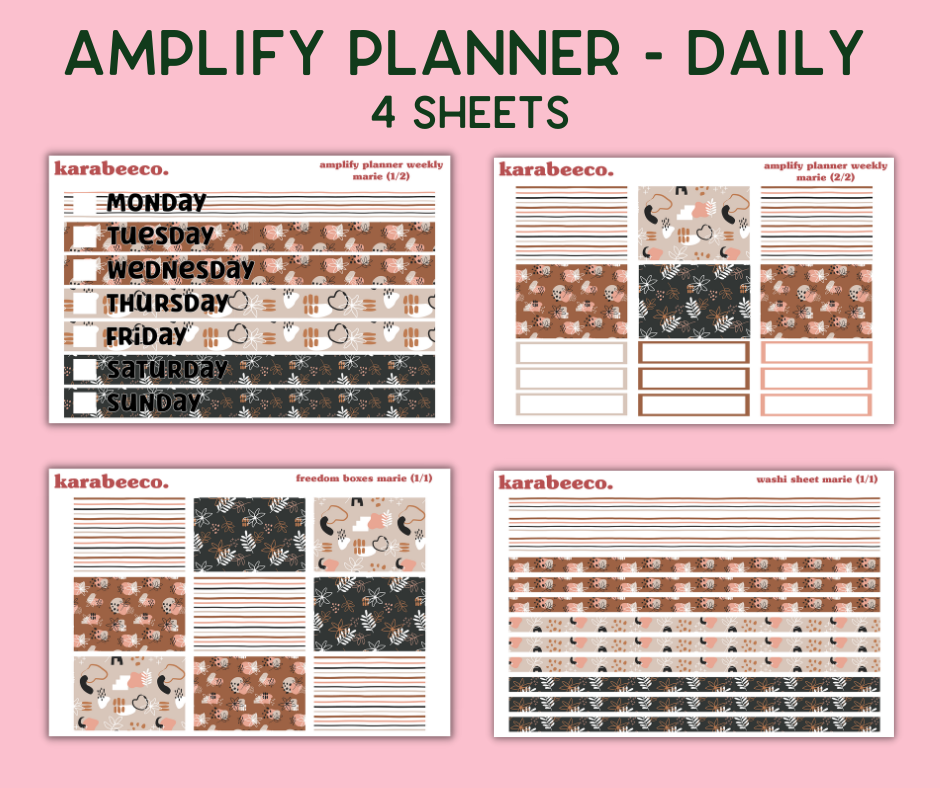 Amplify Planner Stickers | Weekly Kit | Marie