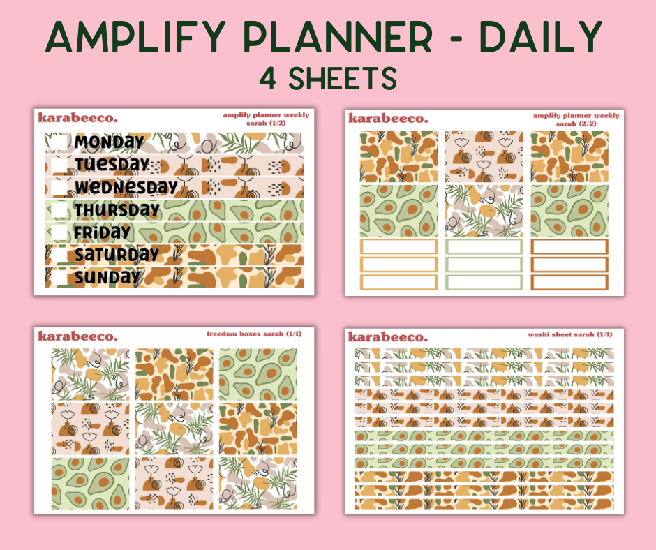 Amplify Planner Stickers | Weekly Kit | Sarah