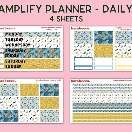Amplify Planner Stickers | Weekly Kit | Victoria