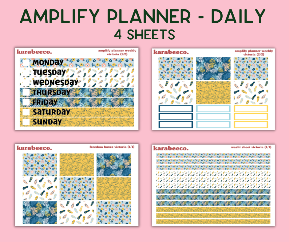 Amplify Planner Stickers | Weekly Kit | Victoria