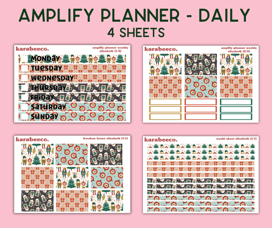 Amplify Planner Stickers | Weekly Kit | Elizabeth