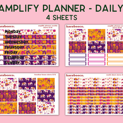 Amplify Planner Stickers | Weekly Kit | Sierra