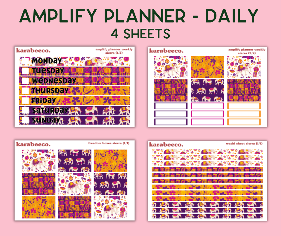 Amplify Planner Stickers | Weekly Kit | Sierra