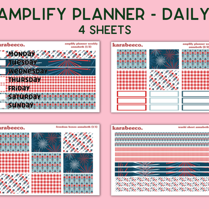 Amplify Planner Stickers | Weekly Kit | Annabeth