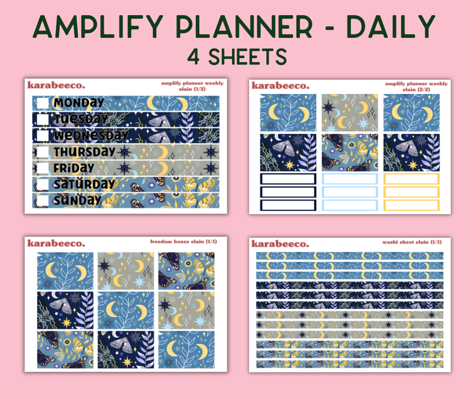 Amplify Planner Stickers | Weekly Kit | Elain