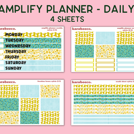 Amplify Planner Stickers | Weekly Kit | Sylvia