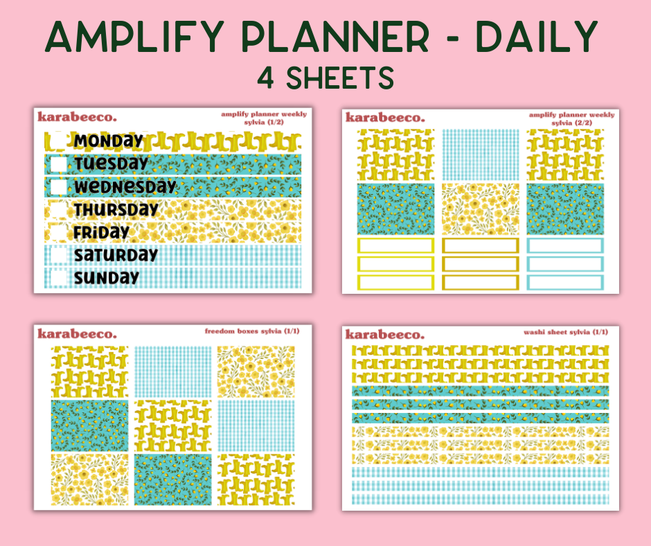 Amplify Planner Stickers | Weekly Kit | Sylvia