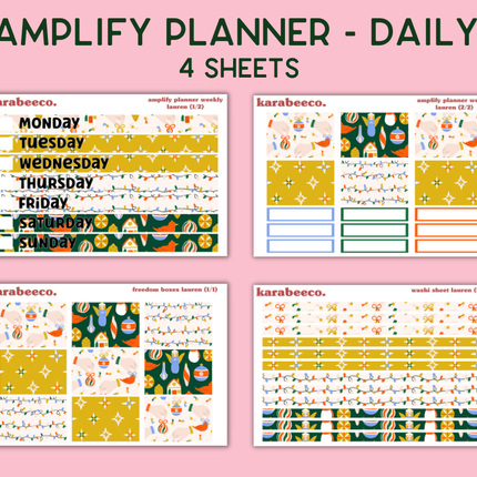 Amplify Planner Stickers | Weekly Kit | Lauren