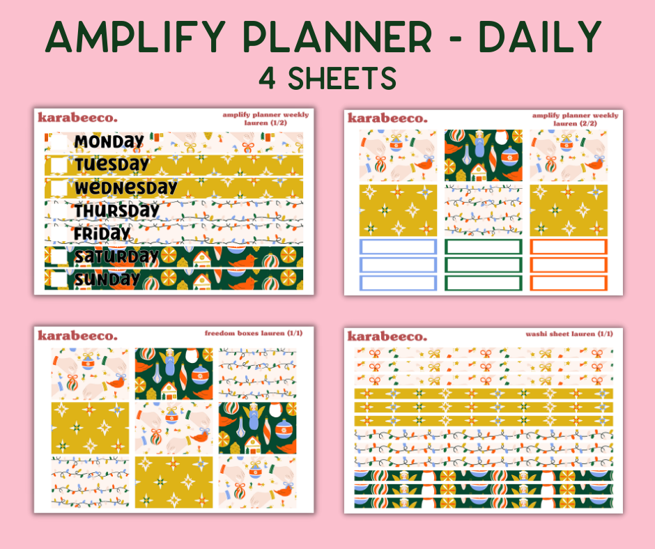 Amplify Planner Stickers | Weekly Kit | Lauren