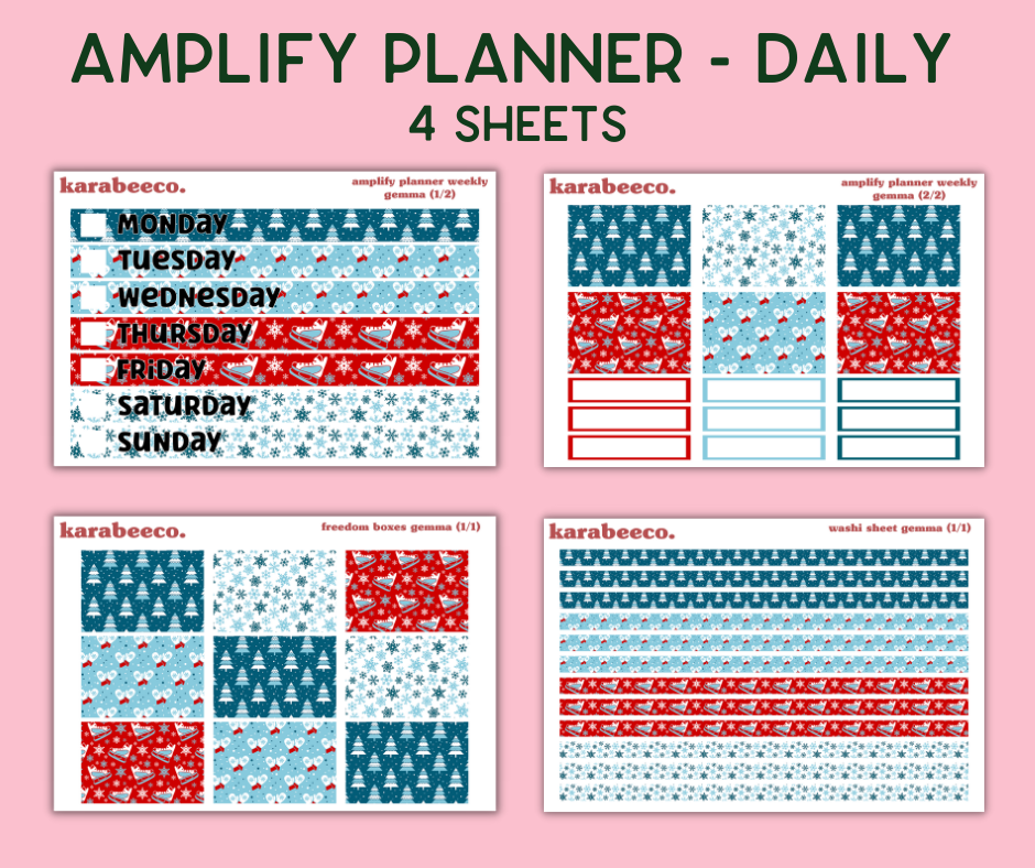 Amplify Planner Stickers | Weekly Kit | Gemma