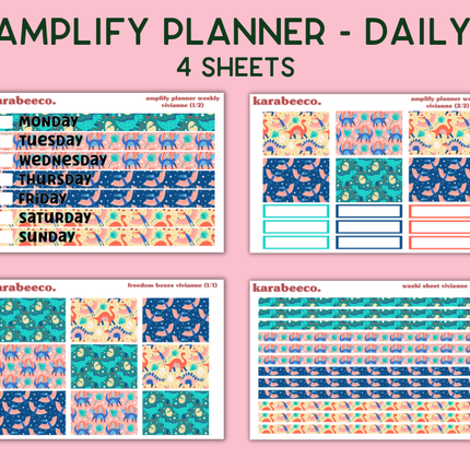 Amplify Planner Stickers | Weekly Kit | Vivianne