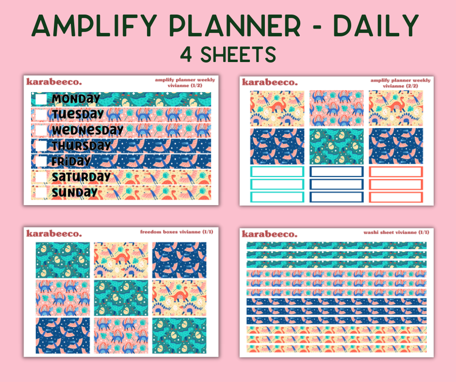 Amplify Planner Stickers | Weekly Kit | Vivianne