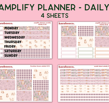 Amplify Planner Stickers | Weekly Kit | Mindy