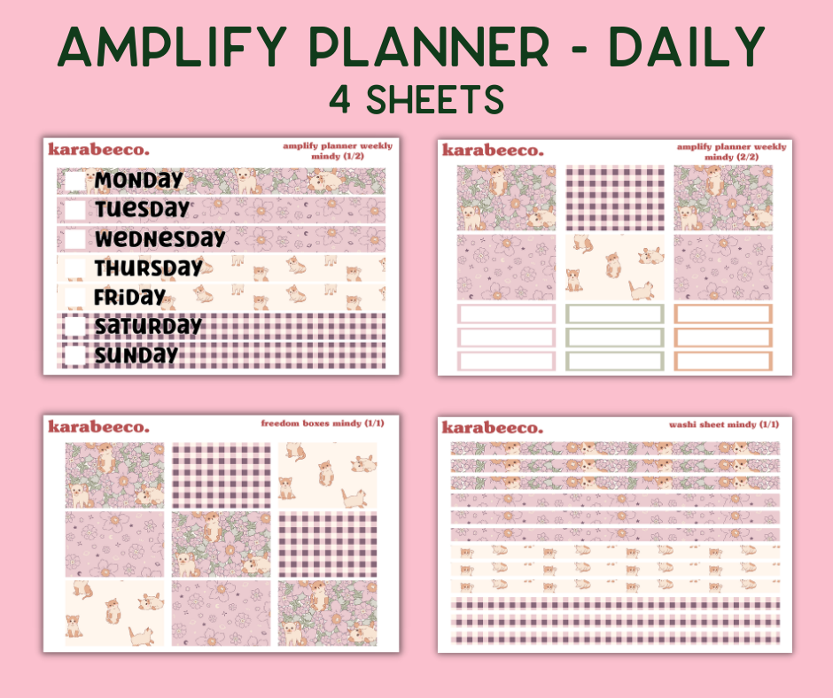 Amplify Planner Stickers | Weekly Kit | Mindy