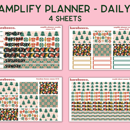 Amplify Planner Stickers | Weekly Kit | Emma