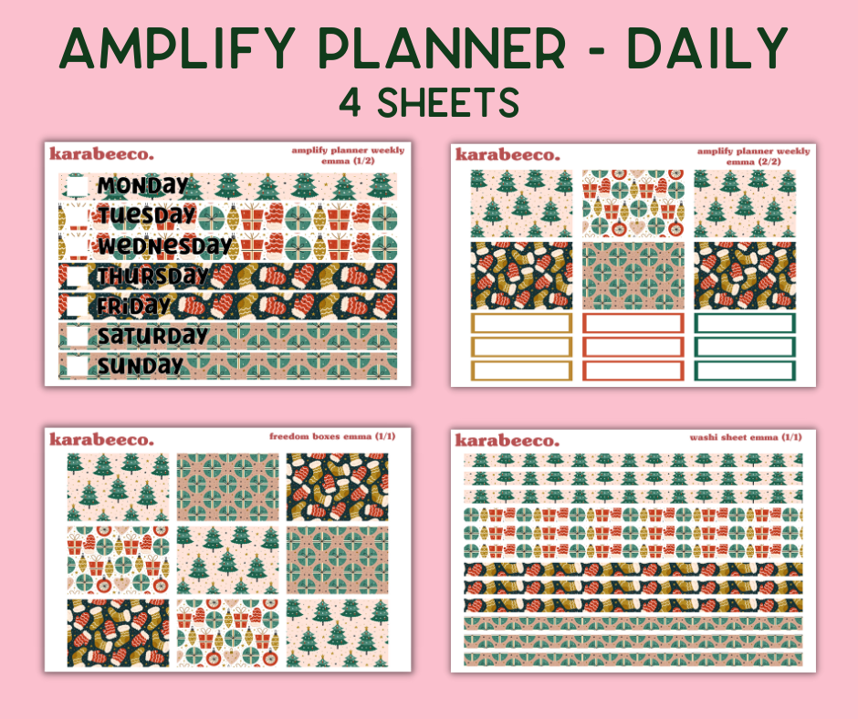 Amplify Planner Stickers | Weekly Kit | Emma