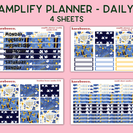Amplify Planner Stickers | Weekly Kit | Sandra
