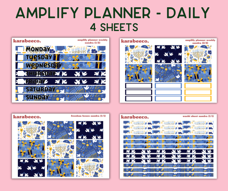 Amplify Planner Stickers | Weekly Kit | Sandra