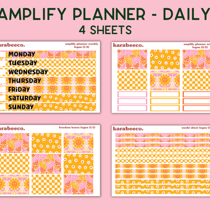 Amplify Planner Stickers | Weekly Kit | Logan