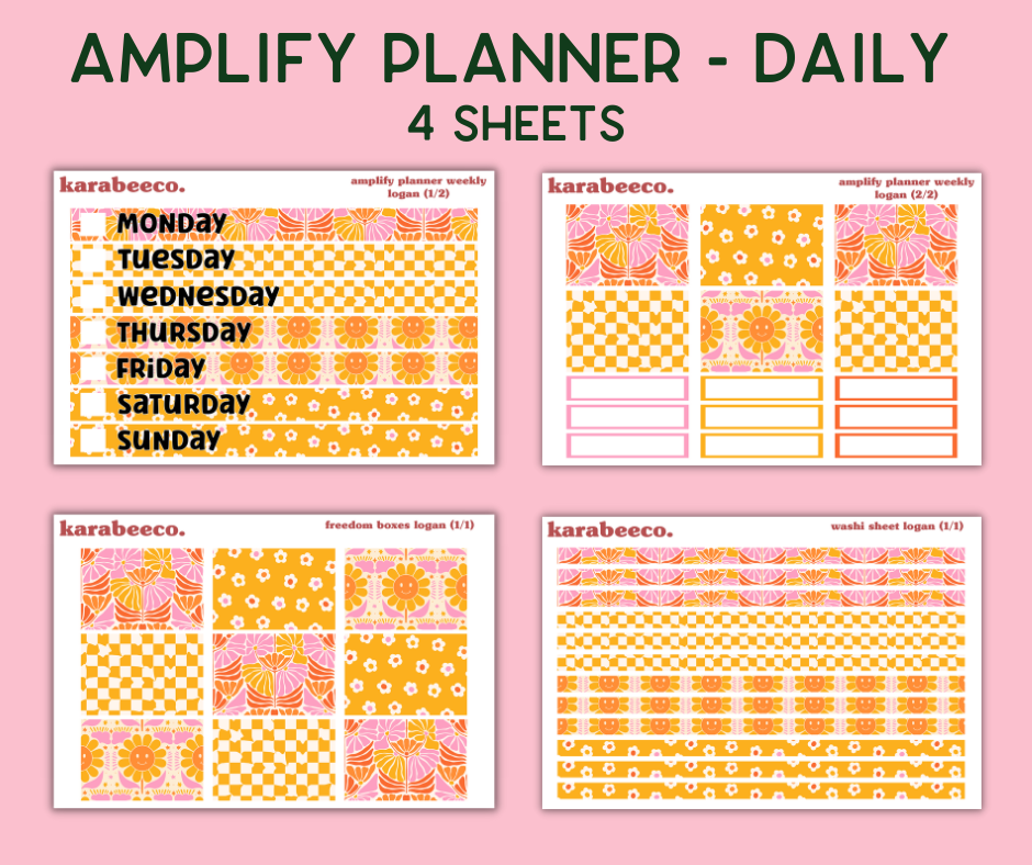 Amplify Planner Stickers | Weekly Kit | Logan