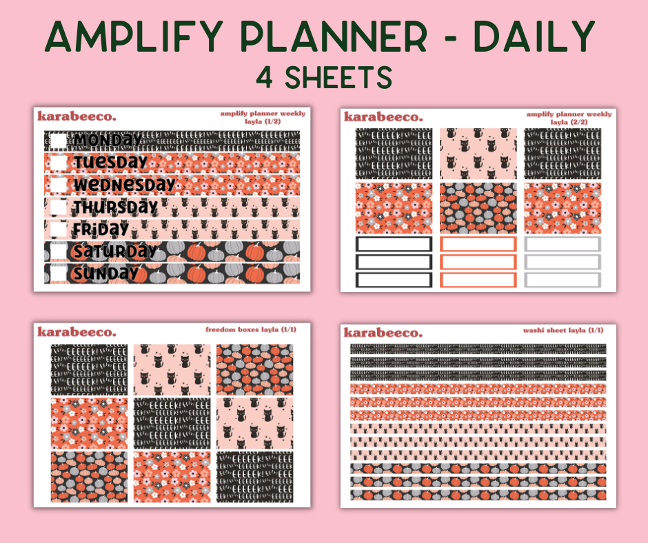 Amplify Planner Stickers | Weekly Kit | Layla