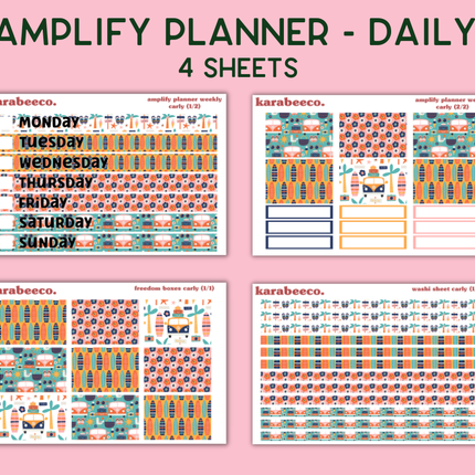 Amplify Planner Stickers | Weekly Kit | Carly