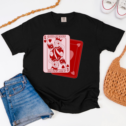 Comfort Colors Tee | Queen of Books [b091]