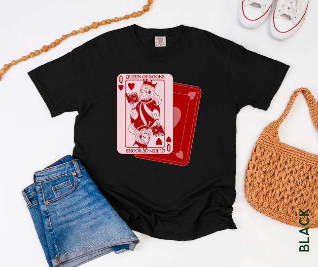 Comfort Colors Tee | Queen of Books [b091]