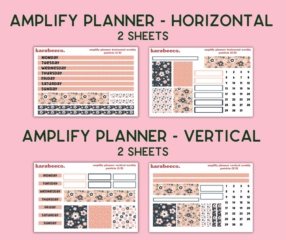 Amplify Planner Stickers | Weekly Kit | Patricia