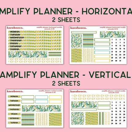 Amplify Planner Stickers | Weekly Kit | Miranda