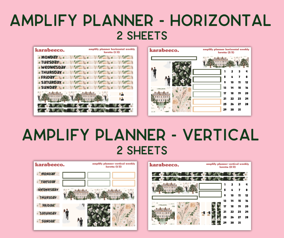 Amplify Planner Stickers | Weekly Kit | Loretta