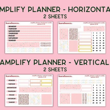 Amplify Planner Stickers | Weekly Kit | Ophelia