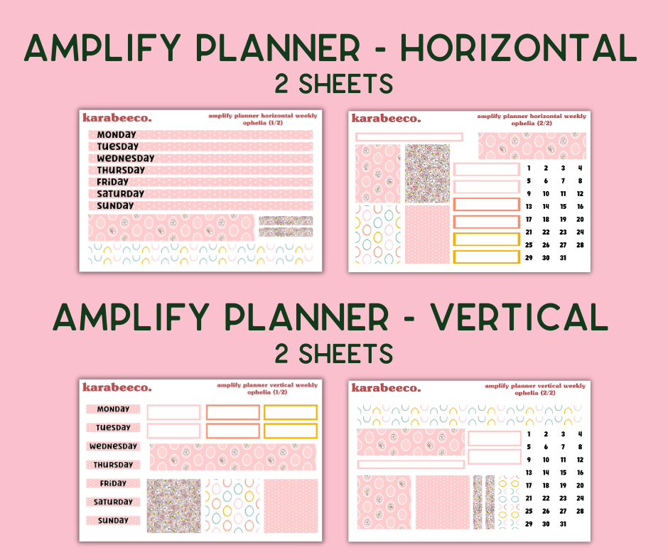 Amplify Planner Stickers | Weekly Kit | Ophelia