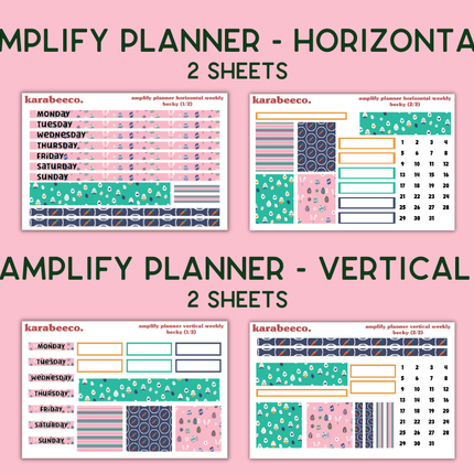 Amplify Planner Stickers | Weekly Kit | Becky