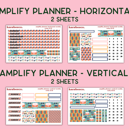 Amplify Planner Stickers | Weekly Kit | Carly