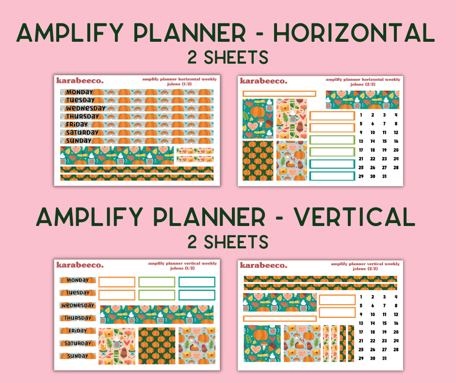 Amplify Planner Stickers | Weekly Kit | Jolene