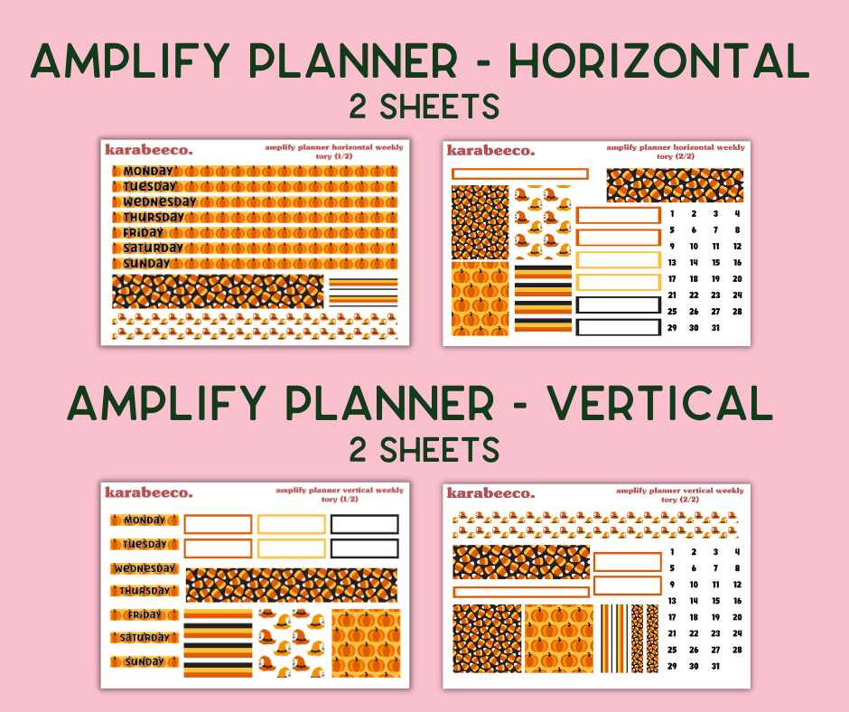 Amplify Planner Stickers | Weekly Kit | Tory