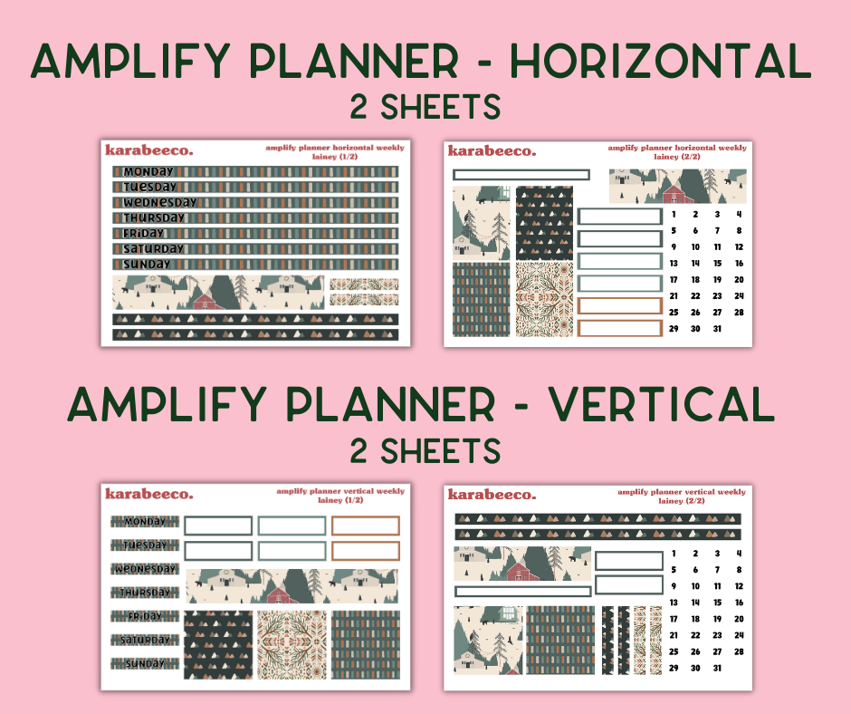 Amplify Planner Stickers | Weekly Kit | Lainey