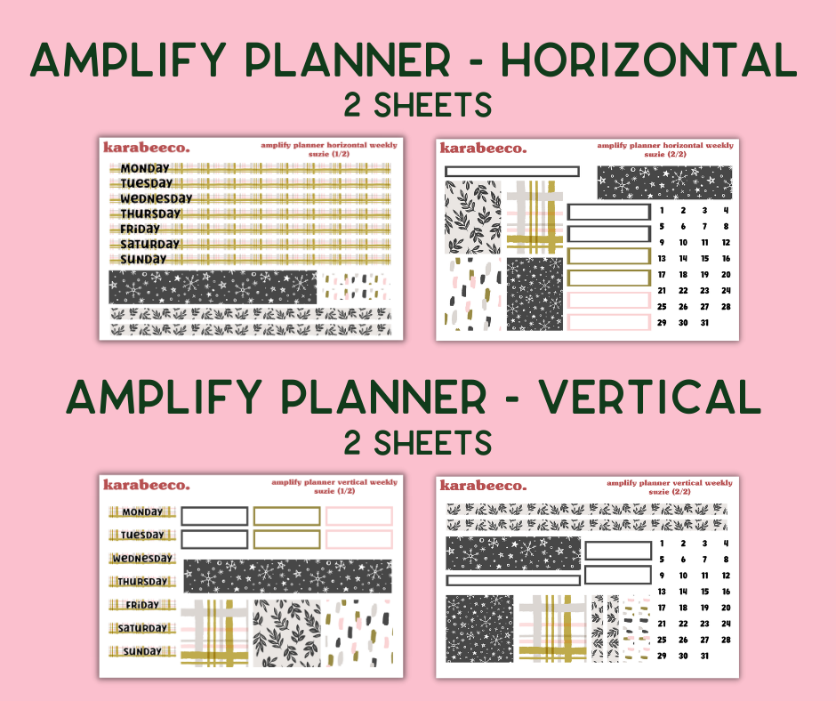 Amplify Planner Stickers | Weekly Kit | Suzie