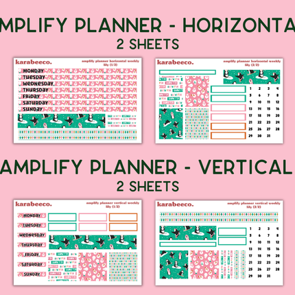 Amplify Planner Stickers | Weekly Kit | Lily