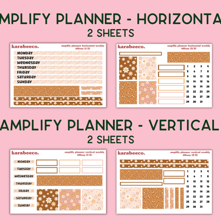 Amplify Planner Stickers | Weekly Kit | Tiffany