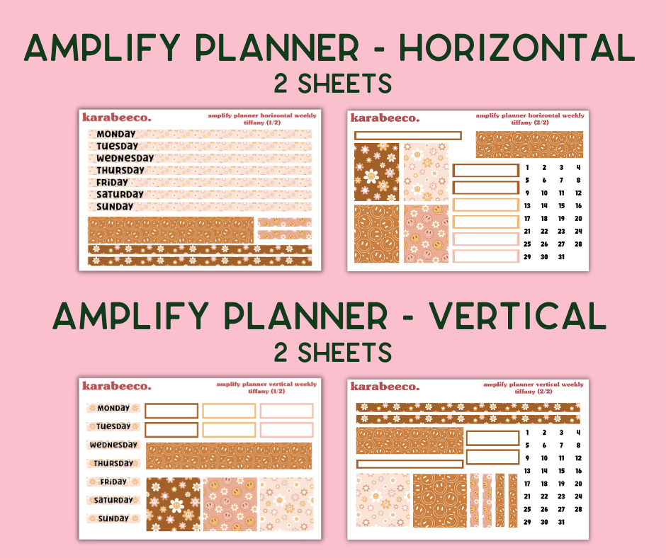 Amplify Planner Stickers | Weekly Kit | Tiffany