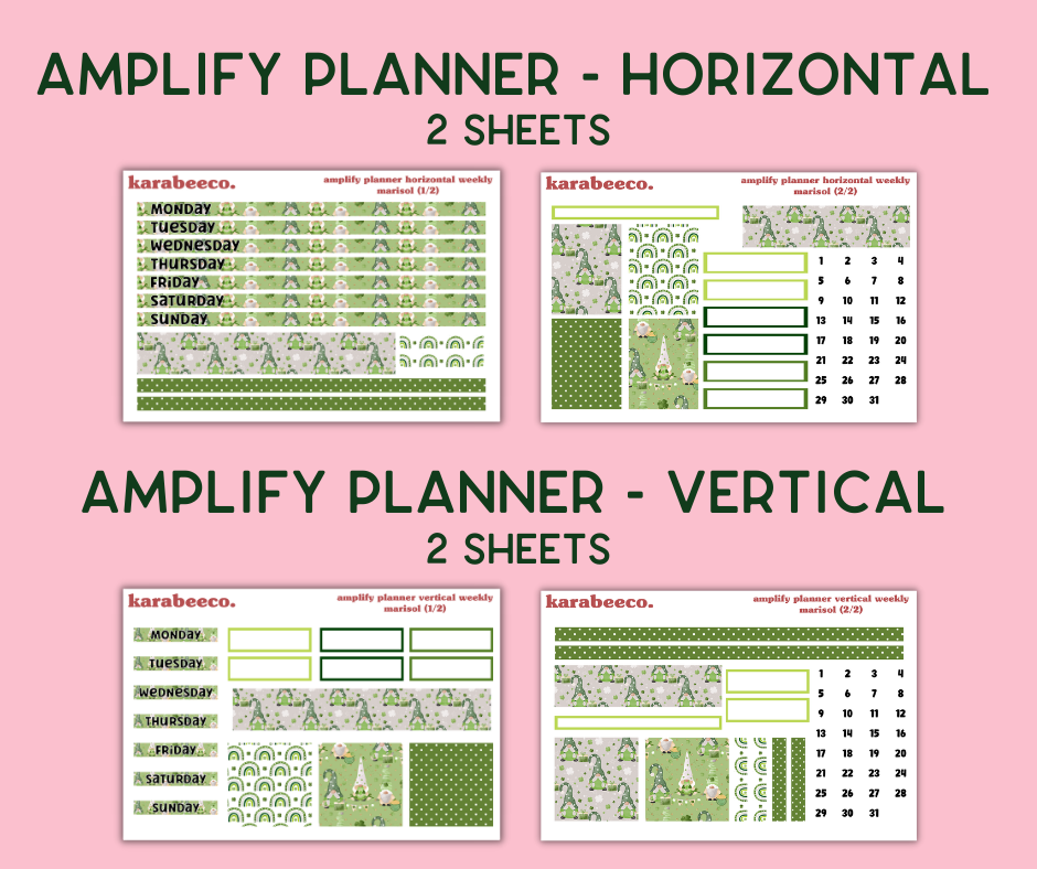 Amplify Planner Stickers | Weekly Kit | Marisol