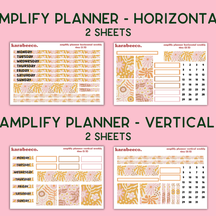Amplify Planner Stickers | Weekly Kit | Tina
