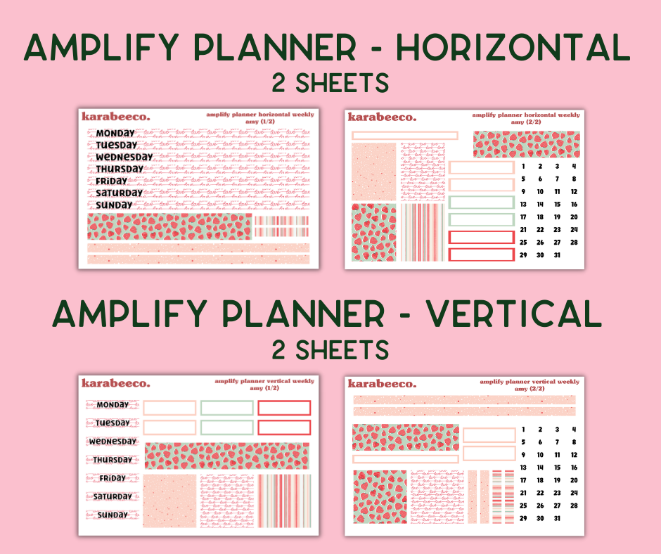 Amplify Planner Stickers | Weekly Kit | Amy