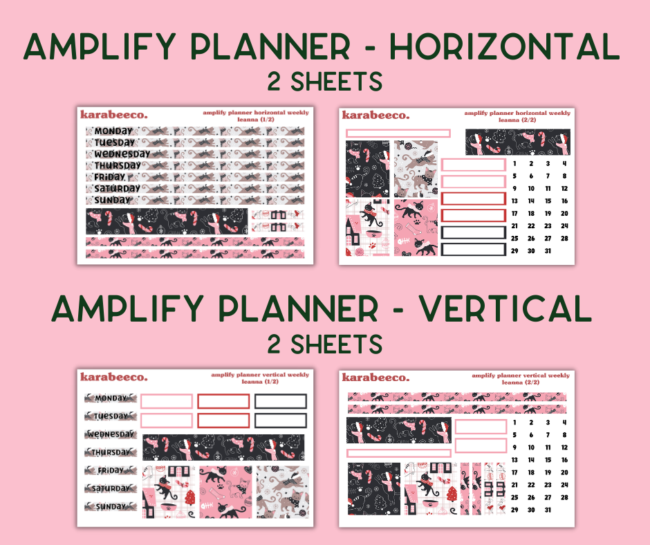 Amplify Planner Stickers | Weekly Kit | Leanna