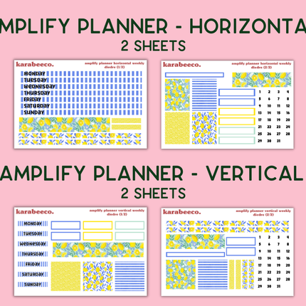 Amplify Planner Stickers | Weekly Kit | Diedre
