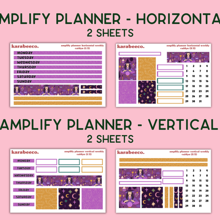 Amplify Planner Stickers | Weekly Kit | Caitlyn